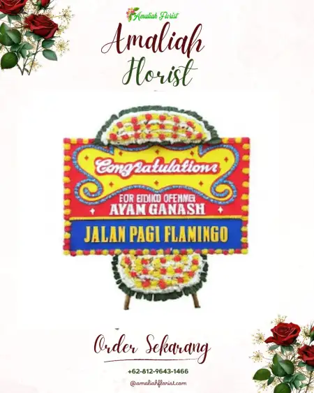 Sewa Papan Bunga Gilih Karang Jati